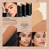 Dual-Ended Foundation & Concealer Stick with Built-in Brush, Long-Wear Matte