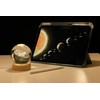 PENTBURG Crystal Ball Lamp, Luminous Solar System/Galaxy Crystal Table Light