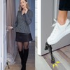 Kickdown One Touch Door Stopper 4 inch - Durable Heavy-Duty