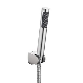 KES Bathroom Handheld Shower Head with Extra Long Hose and Bracket Holder Brushed Stainless Steel, LP150-BS