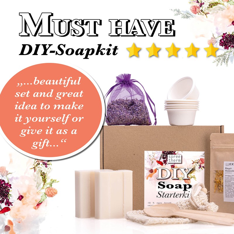 Soap self DIY set of spreetherm incl. vegan curd soap,