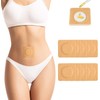 54Pcs Castor Oil Patches for Belly Button, Self-Adhesive Highly Absorbent