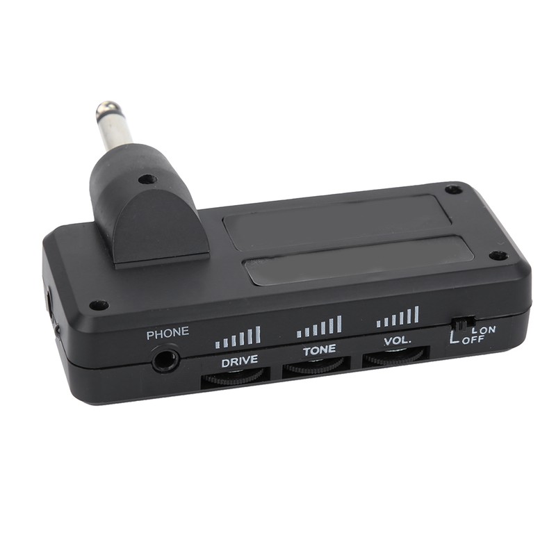 Portable Rechargeable Electric Guitar Plug Mute Headphone Amplifier Accessories