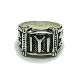 Sterling silber herren ring altes bulgarisches symbol 925 Empress