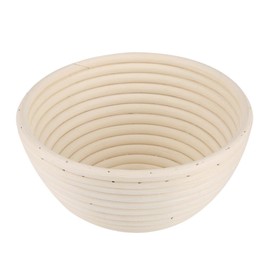 Round Banneton Bread Proofing Basket, Professional Home Baker, Ideal Proofing Basket for Bread Dough, 18 x 9 cm