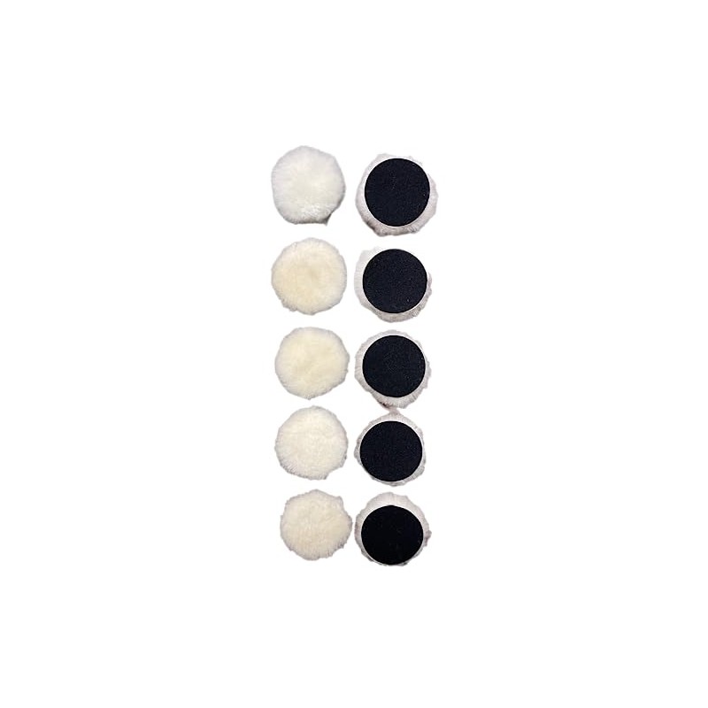Lambswool Polishing Pads Sheepskin Buffing Pads, Lambs Wool Cutting Pads
