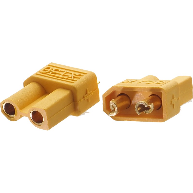 Audiophan Bullet Connector XT30 Male Female Set Yellow XT30 (2