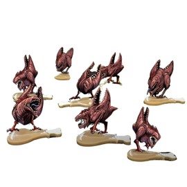 Arcknight Flat Plastic Miniatures - Abyssal Chickens - 10p Warband
