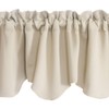 Aquazolax Window Treatments Curtain Valance Rod Pocket Top Scalloped Valance