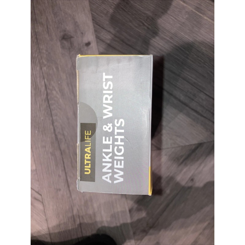 UltraLife Adjustable Exercise Ankle & Wrist Weights, 2lbs (1lb Each)