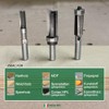 Fraiser Set of 3 Copy Router Bits and Flush Cutters