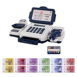 ieron Simulation Cash Register With Scanner And Sound Microphone Cash Register Shopping Shop Accessoriesplay Cash Register Role Play Gift For Girls Boys