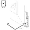 Maco Multi-Matic/Multi-Trend Corner Bearing 100 kg Consisting of 206802 and