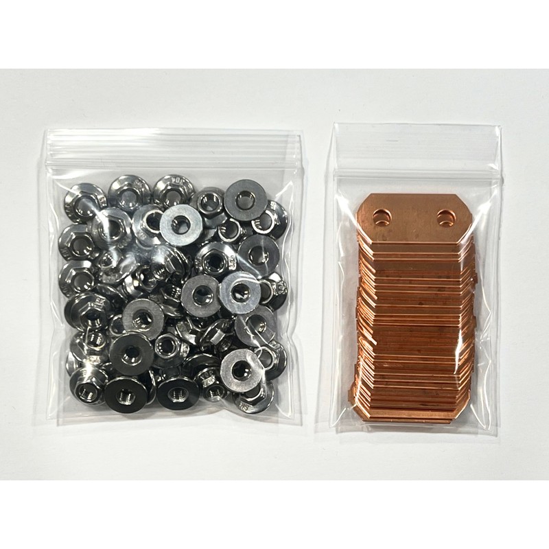 Hybrid Battery, Polished Copper Bus Bars & SS Wide Flange