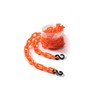 Plastic decorative safety security chain 10FT, Crowd Control Center (ORANGE+SHOOKS)