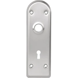Paquete de 2 Placas de Cerradura de embutir semiovaladas para Puertas Interiores, reemplazo de Cubierta de pomo de Puerta de embutir de Estilo Antiguo, Placas embellecedoras de p