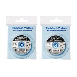 WAKU Stroft leader line NiTi monowire 4 m, 0.30 mm, 10.0 kg