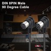 Poyiccot DIN 8 Pin Cable, DIN 8 Pin Male to