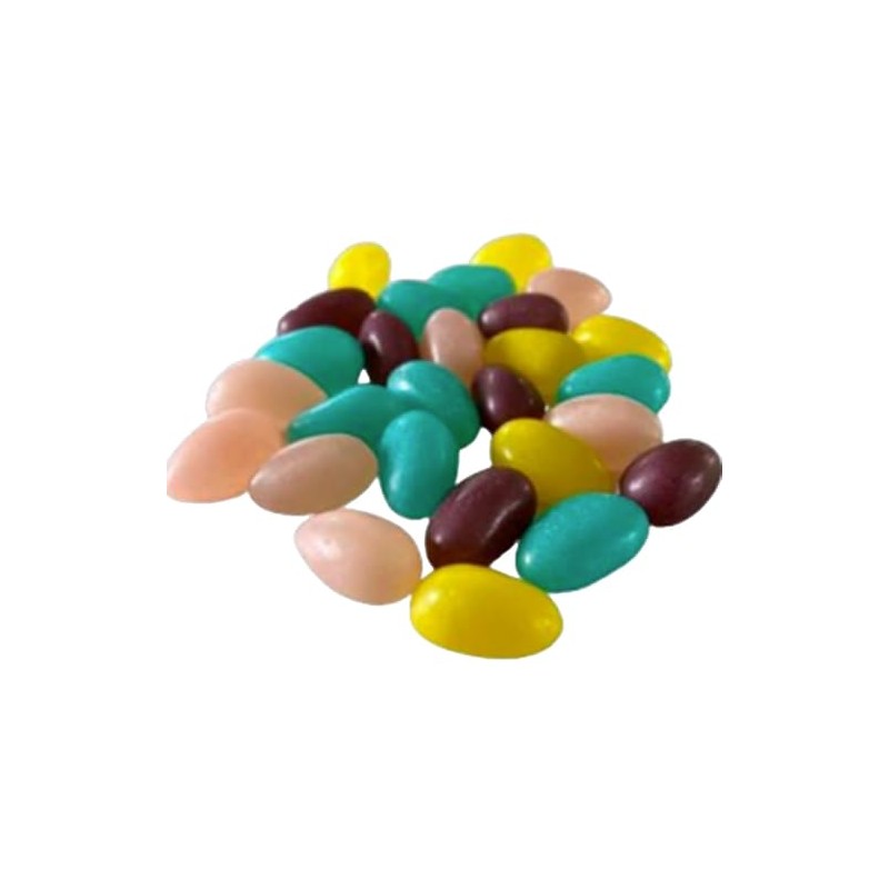YANKEETRADERS Sweet and Sour Jelly Bean Eggs, Assorted Fruity Flavors,