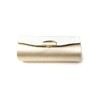 Solid Color Lipstick Case Holder w/Mirror (Beige)