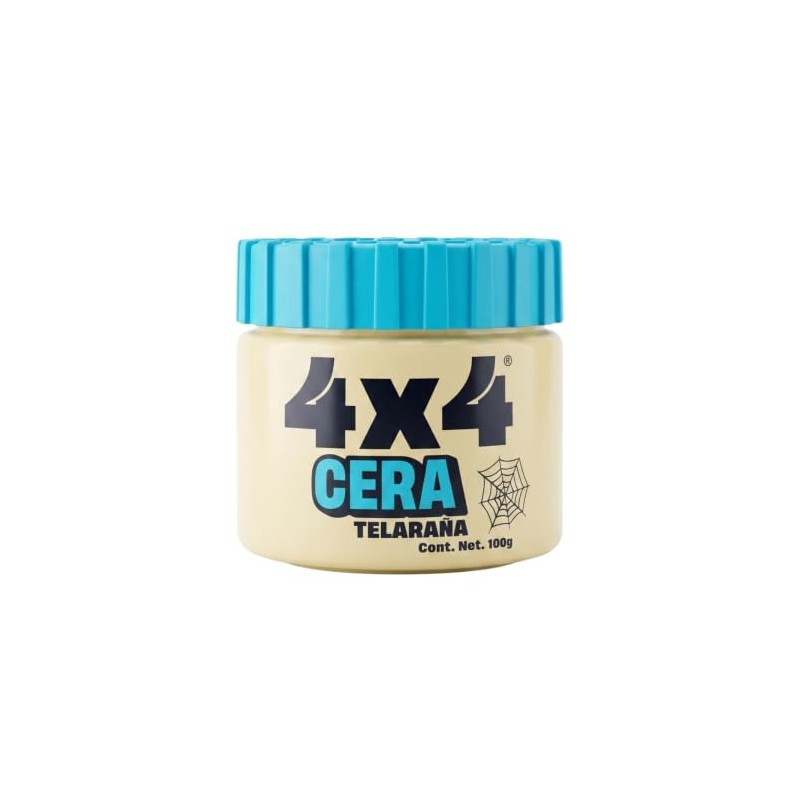 4x4 Cera Telaraña para Barberos, Estilizado de Cabello, 100g