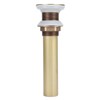 Sink Drain NonOverflow AntiClog Bathroom Wash Basin Drainer Stopper Accessory