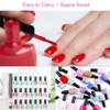 JIASHENG Two Nail Polish Organizer Case Holders, 48 Bottles Universal