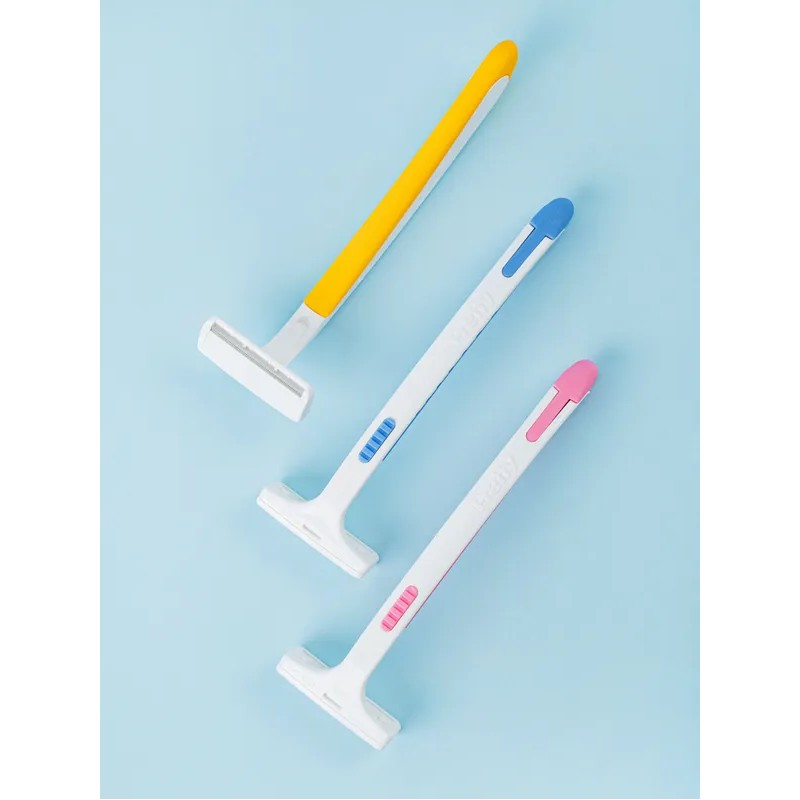 DAISO KAI Pretty T-Shaped Facial Razor 3-Pack