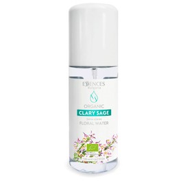 Essences Bulgaria Organic Clary Sage Floral Water 4.7 Fl Oz | 140ml | 100% Natural, Spray for face, Body, Hair, Anti-Age Refreshing Beauty Mist | Makeup Remover | Alcohol-Free | Hydrating | Vegan