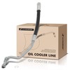 A-Premium Automatic Transmission Oil Cooler Line Hose Assembly Compatible with
