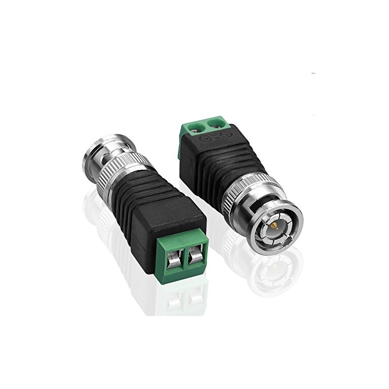 SIENOC 5x BNC Male Plug to Terminal Block Adapter For