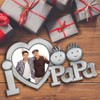 LASODY I LOVE PAPA PICTURE FRAME- PAPA GIFTS PAPA FRAME