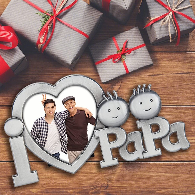 LASODY I LOVE PAPA PICTURE FRAME- PAPA GIFTS PAPA FRAME