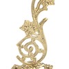 Needzo Ornate Brass Wall Hooks, Catholic Chuch Decor Mount for