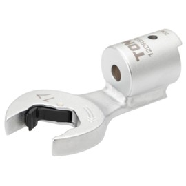TONE Quick Spanner Head for Replaceable Torque Wrenches 12DRSQ-17 φ0.5 inches (12 mm), 2 Sides Width 0.7 inches (17 mm)