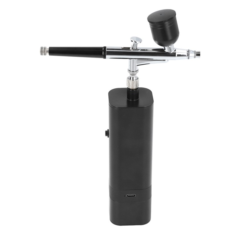 Airbrush Kit 32PSI High Pressure Adjustable Airflow 0.3mm Nozzle Rechargeable