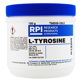 RPI T68500-100.0 L-Tyrosine, 100g
