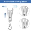 Portable Precise Thread Size Tester with Key Ring Thread Tester
