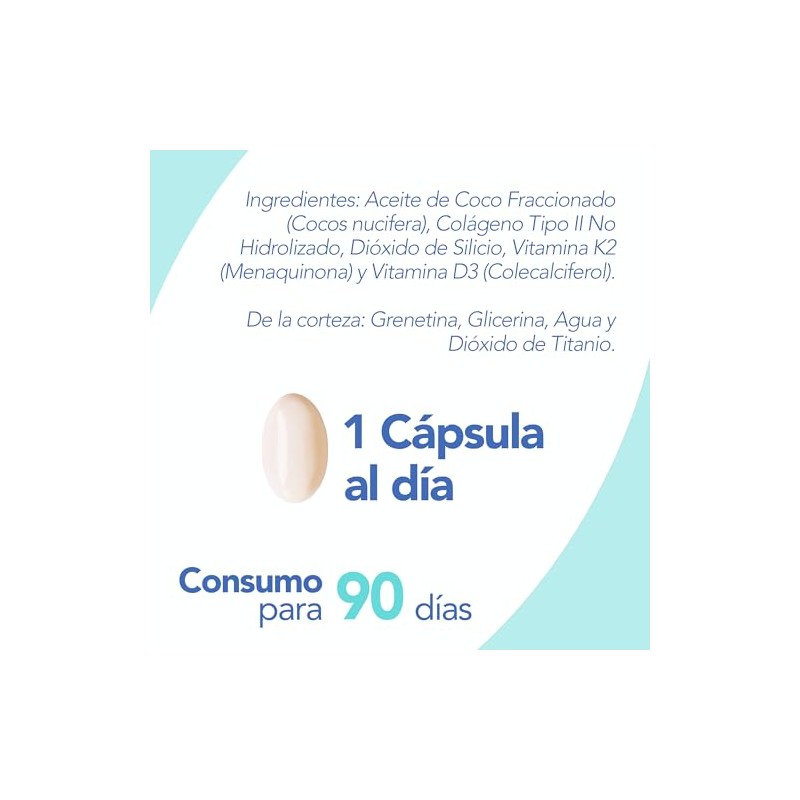Natgel Colágeno UC-II® de LONZA Tipo 2 con Vitaminas D3