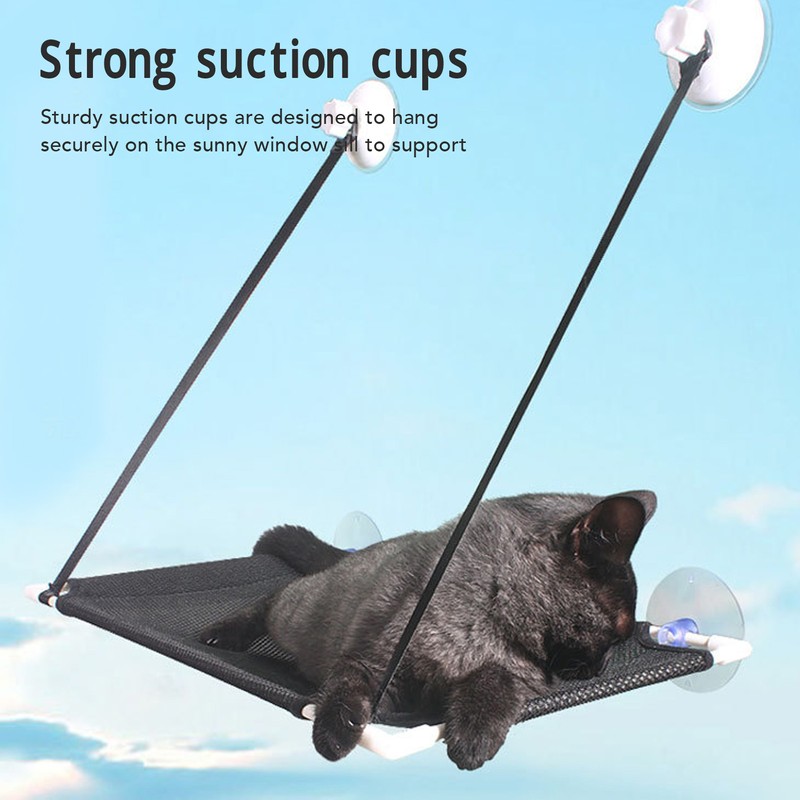 Cat Window Hammock Comfortable Breathable Window Mounted Cat Window Perch