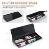 SELEAD Desktop Glass Whiteboard with Organizer, Markers, Eraser - Dry
