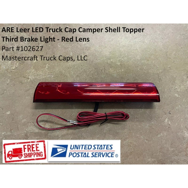 American Technology Components Truck Cap Third Brake Light red lens