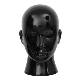 Tcwuzick Male Mannequin Head Professional Manikin Head for Display Wigs Hats Headphone Mask Sunglasses Jewelry and Scravat Display Stand