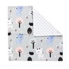 TupTam Children's Cushion Cover Decorative Patterned Deer/Hedgehog/Grey, Size: 40 x