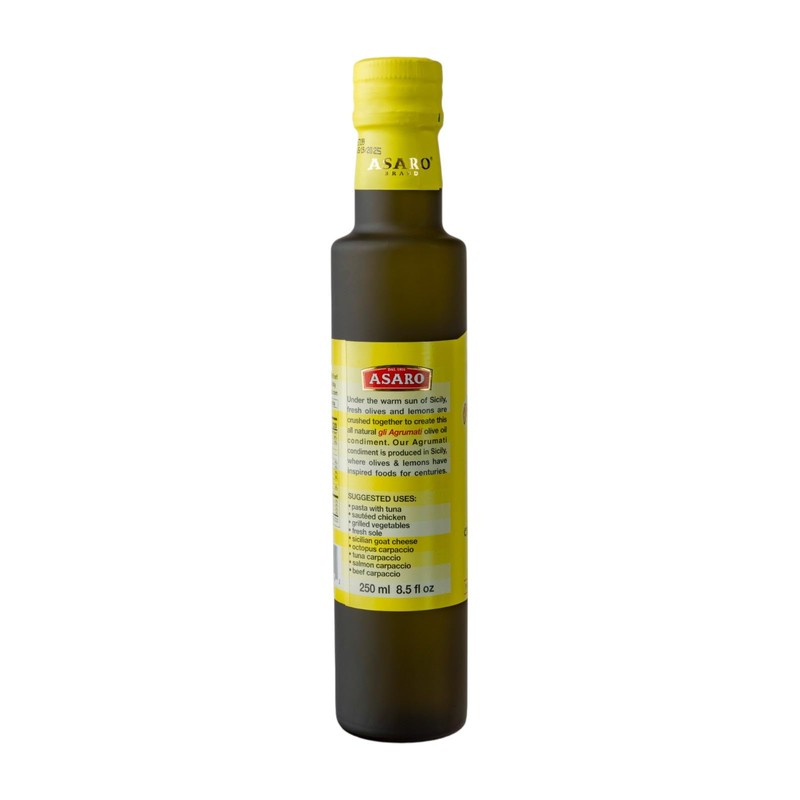 Partanna Extra Virgin Olive Oil pressed with Sicilian Lemon -