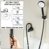 DOUBLUOEG Tub Spout with Diverter, 6 Settings Handheld Shower, Bathtub