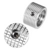 sourcing map Stereo Knob, 25x6x15.5 mm Aluminium Alloy, Volume Control