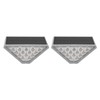 2 Set Solar Step Lights Triangle Solar Stair Light IP68