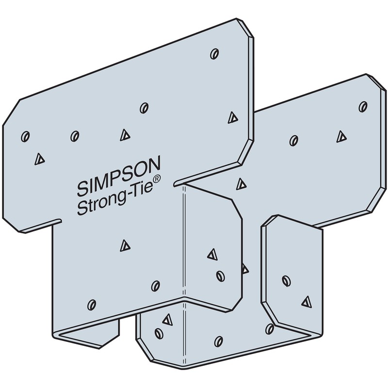 Simpson Strong-Tie AC4Z AC ZMAX Galvanized Adjustable Post Cap for