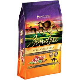 Zignature Kangaroo Formula Grain-Free Dry Dog Food 4lb,Packaging may vary